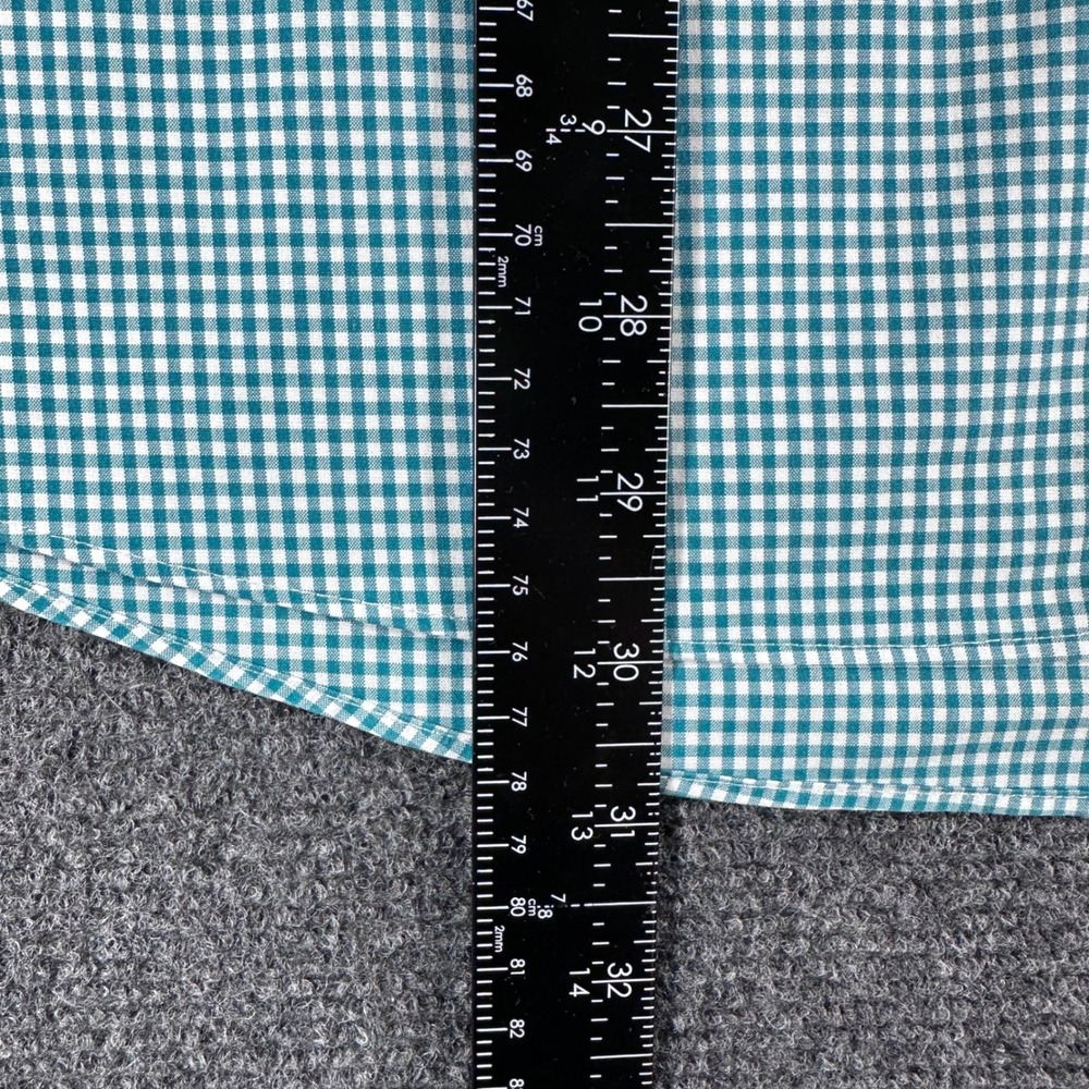 Jos. A. Bank Button Down Mens L Large Gingham Traveler's Tailored Fit Shirt - Picture 13 of 14